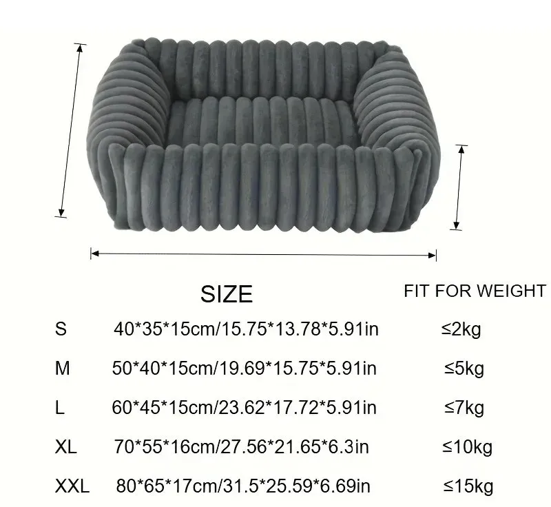 Orthopedic Plush Dog Bed - Image 6