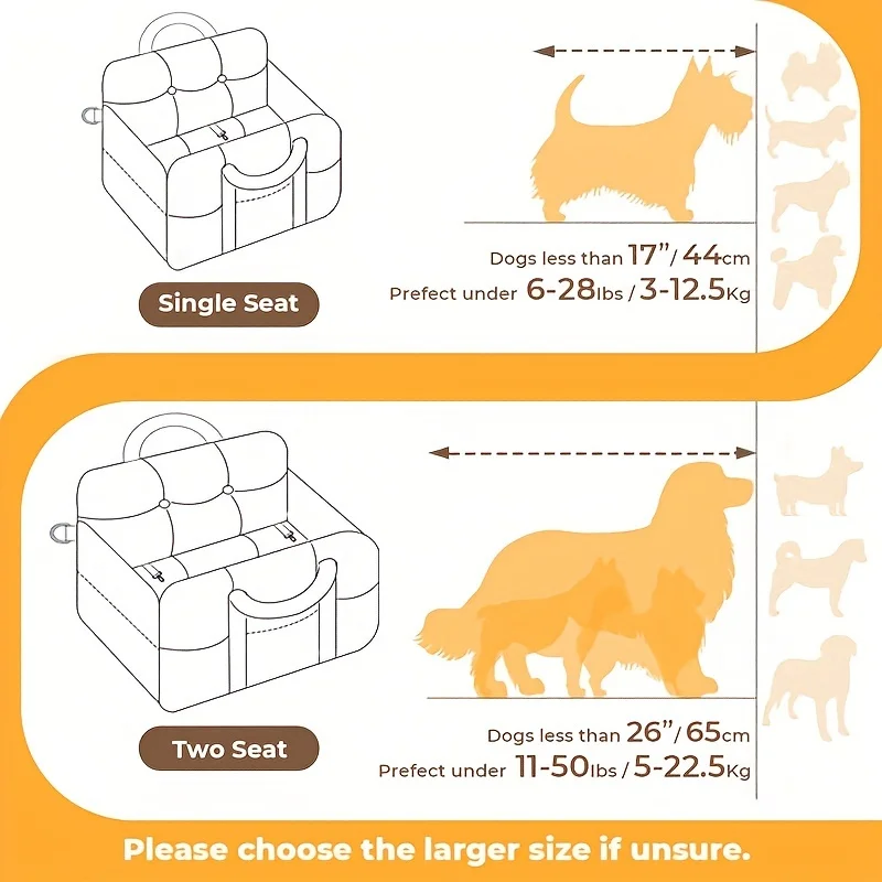 Bolster Dog Travel Car Seat - Image 2