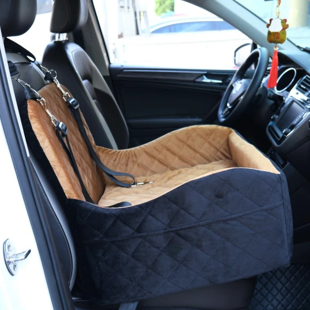 Orthopedic Front-Seat Dog Car Bed - Image 2