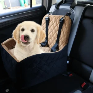 Orthopedic Front-Seat Dog Car Bed
