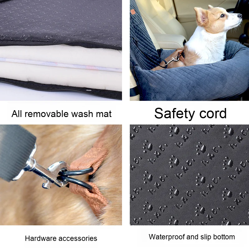 Winter Pet Car Seat Bed - Image 3