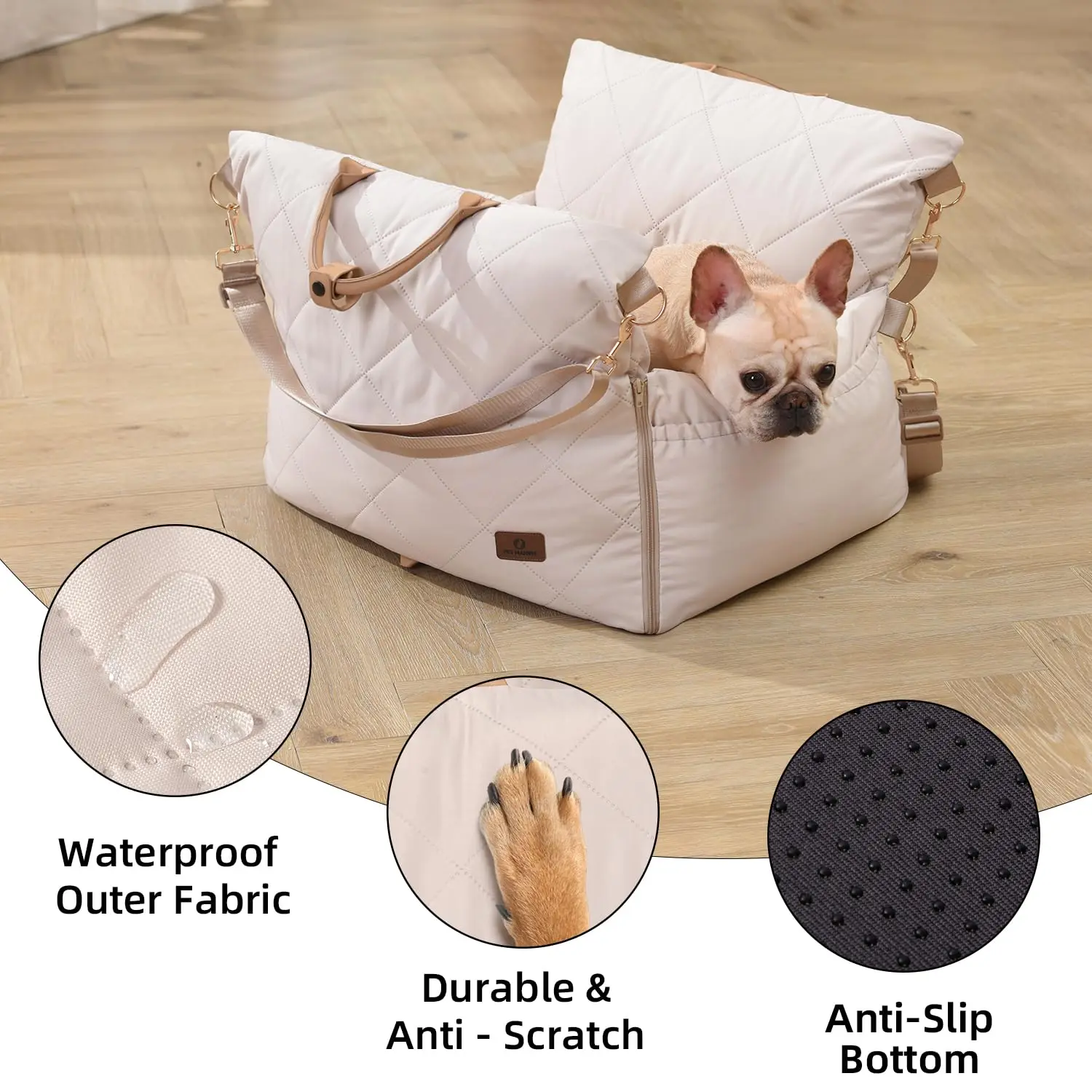 Soft Travel Car Seat for Small Dogs - Image 5