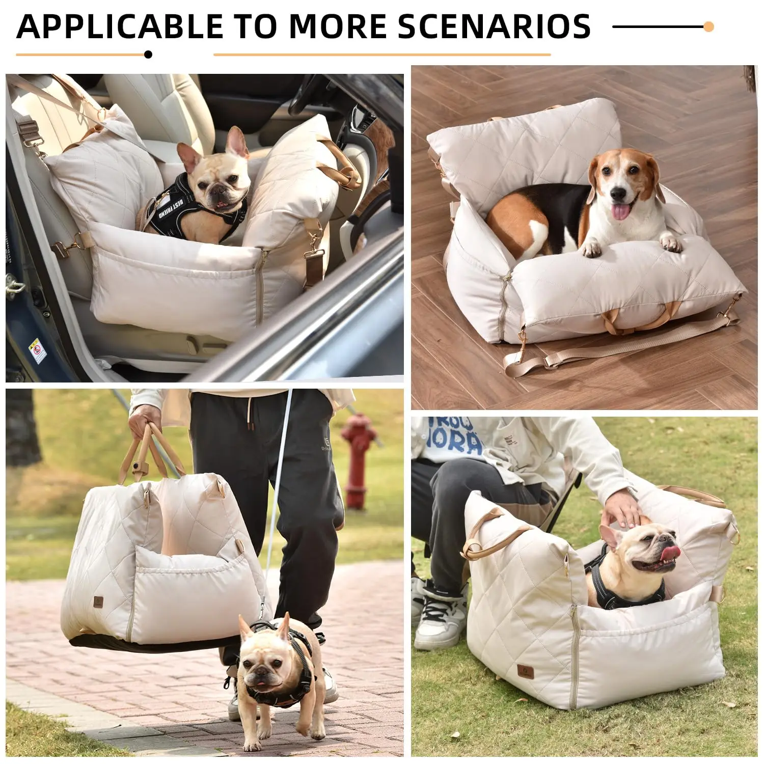 Soft Travel Car Seat for Small Dogs - Image 6