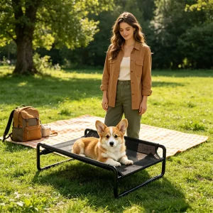Raised Cooling Outdoor Dog Bed