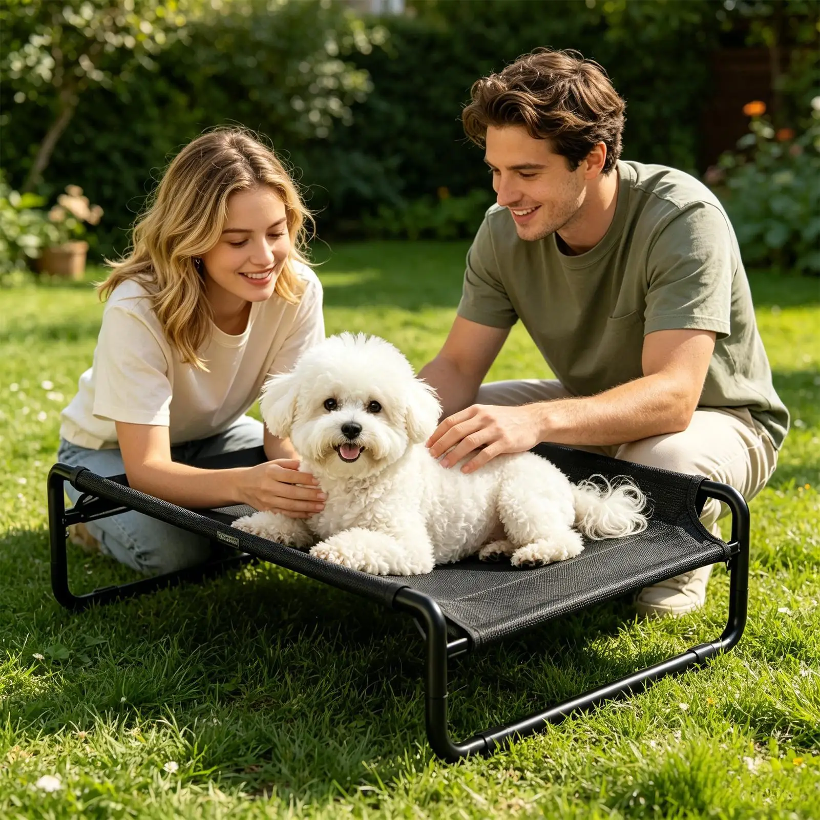 Raised Cooling Outdoor Dog Bed - Image 4